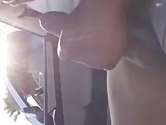 Sbectol nain enfawr o cum flash!